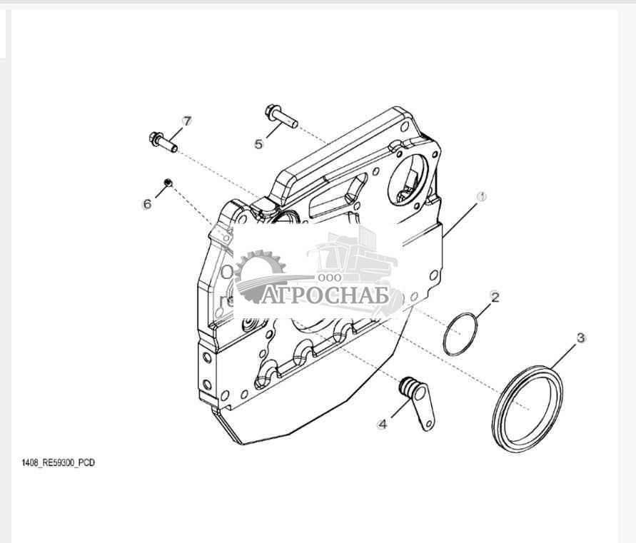 1408 Корпус маховика 